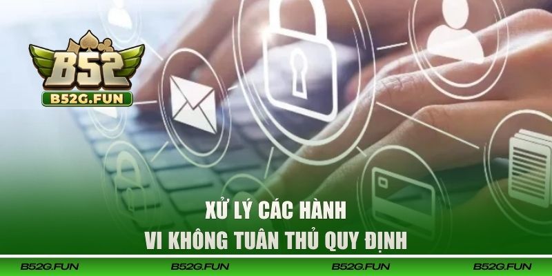 Xử lý các hành vi không tuân thủ quy định 